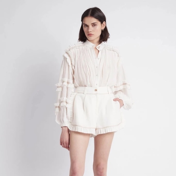 Aje White Harvest Blouse AU8=S - Picture 2 of 11